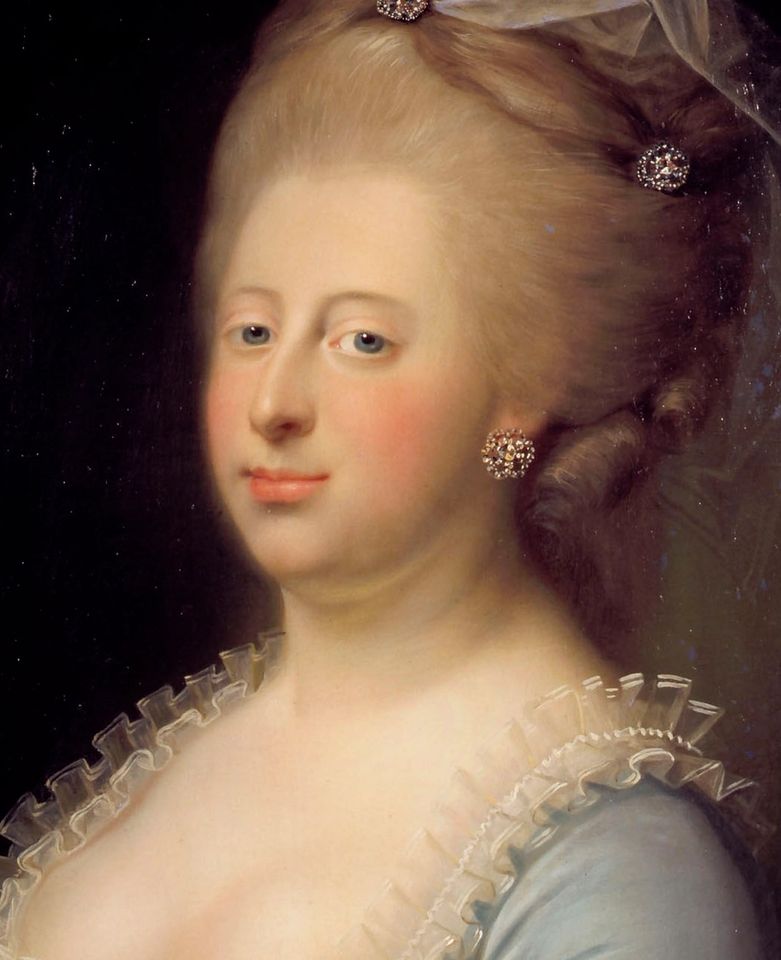 Portræt af Caroline Mathilde